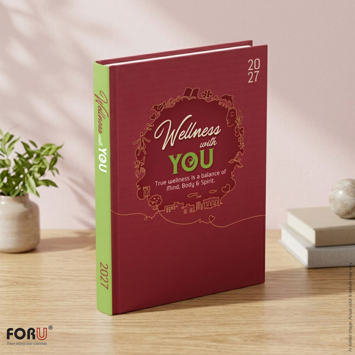 FOR U Verve 2027 New Year Diary | Premium Corporate New Year Planner Combo