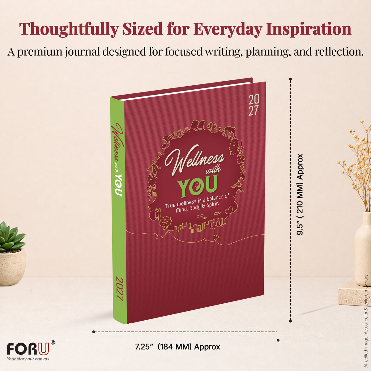 FOR U Verve 2027 New Year Diary | Premium Corporate New Year Planner Combo
