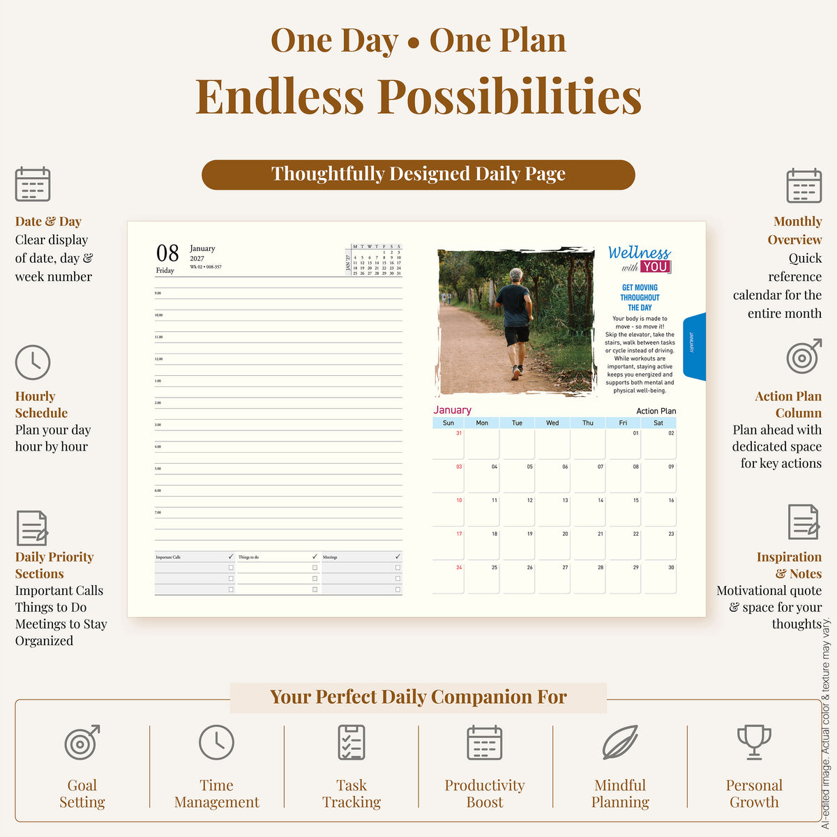 FOR U Verve 2027 New Year Diary | Premium Corporate New Year Planner Combo