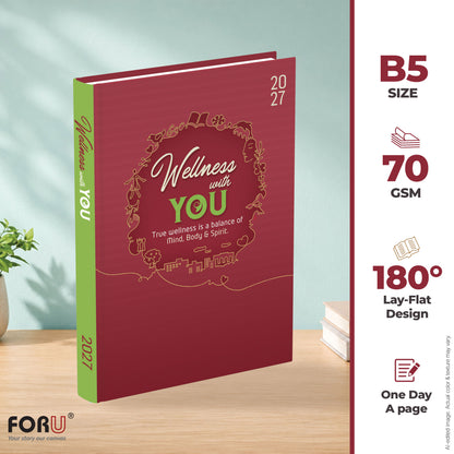 FOR U Verve 2027 New Year Diary | Premium Corporate New Year Planner Combo