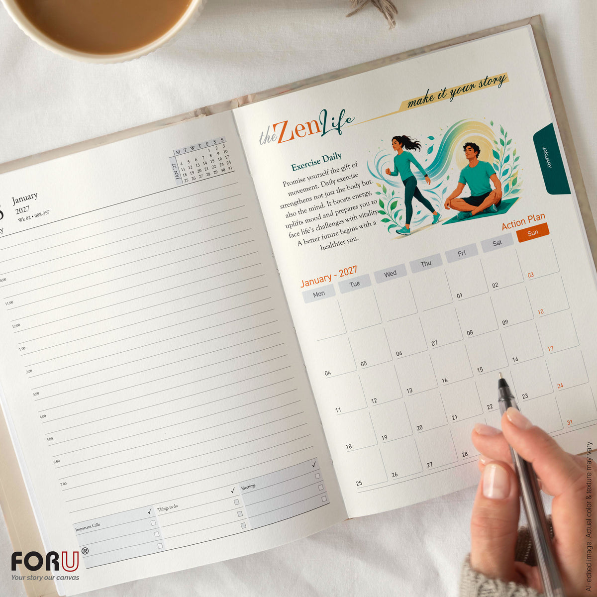 FORU Zen Life 2027 B5 Matching Box Diary - Limited Edition