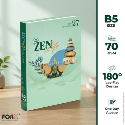 FORU Zen Life 2027 B5 Matching Box Diary - Limited Edition