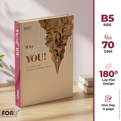 FORU Why Not You 2027 B5 Matching Box Diary - Limited Edition