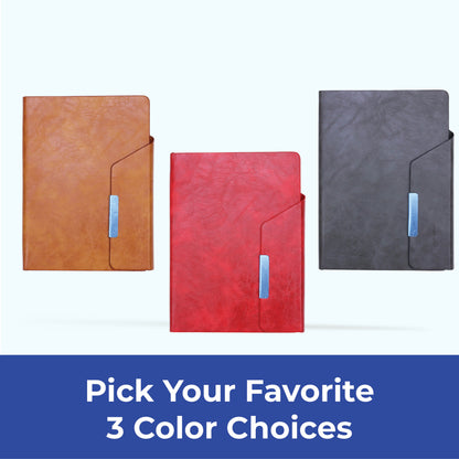 FOR U Fenzor A5 Customizable Journal with Magnetic Lock - Red