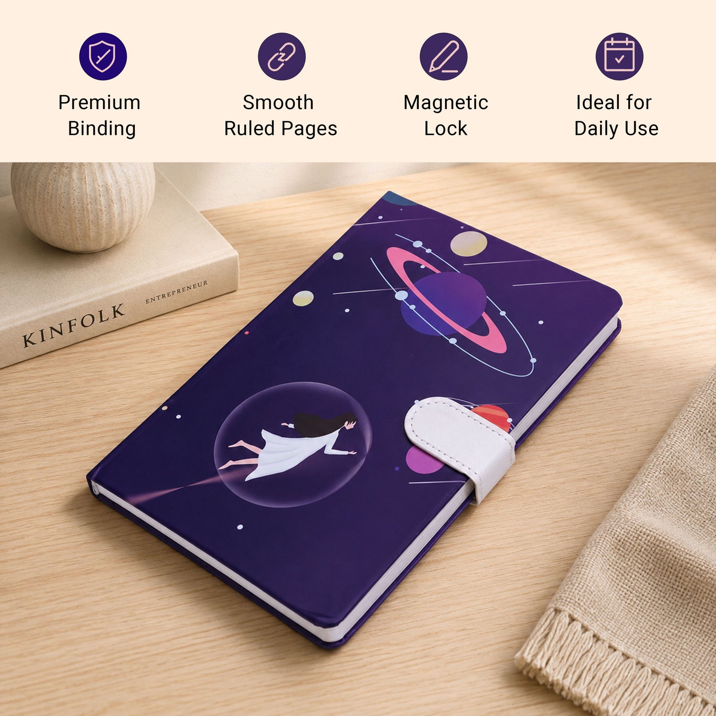 ForU Nova A5 Creative Journal Notebook for Girls & Women
