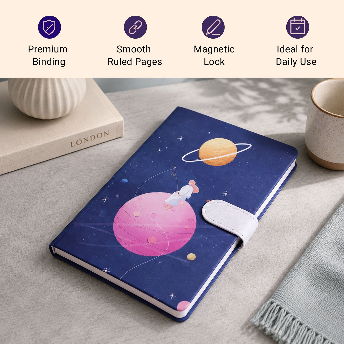 ForU Dream A5 Creative Journal Notebook for Girls & Women
