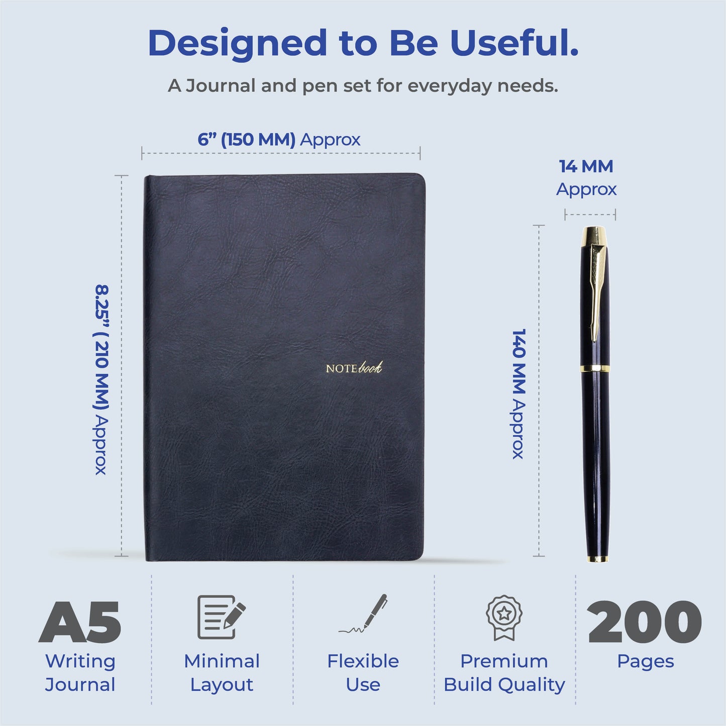 FORU Nox Buddy Premium 2 in 1 Opening Box Hamper Kit Black