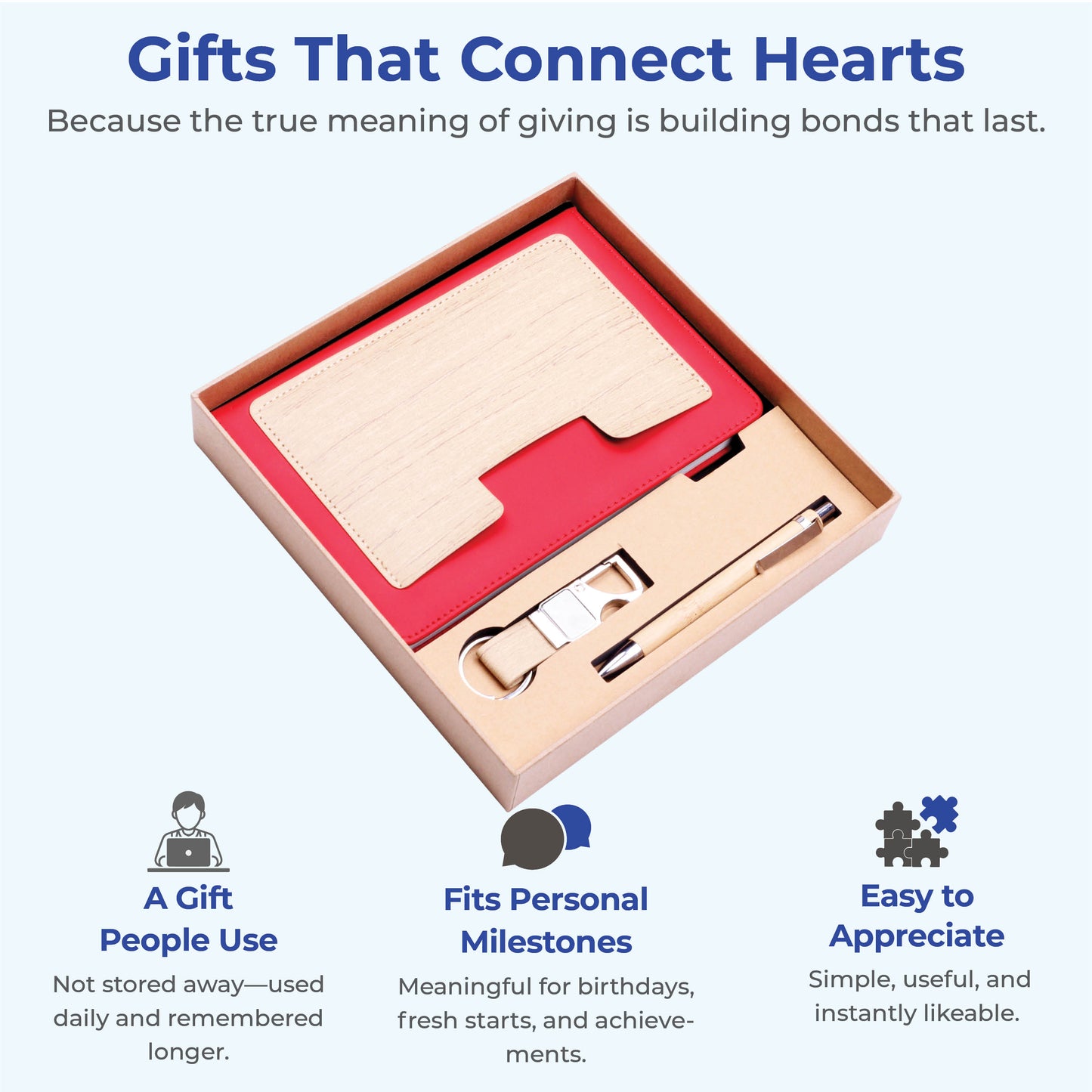 Customizable 3-in-1  Premium Writing Gift Hamper