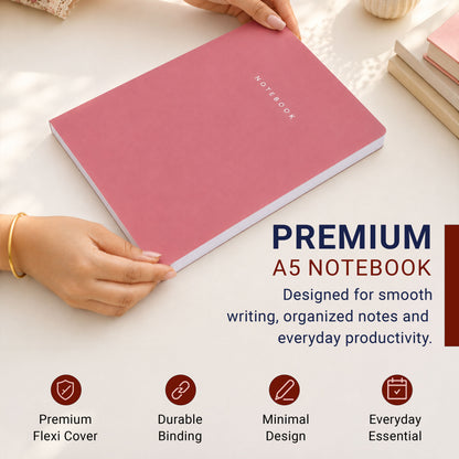 Work Mode Pack – Set of 5 Premium A5 Notebooks