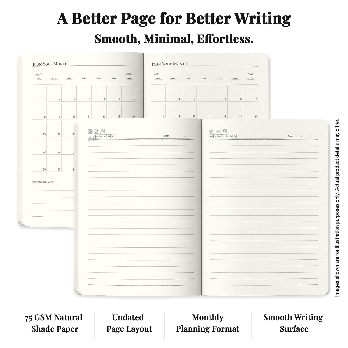 FOR U Benz A5 Notebook Diary with Pen Holder