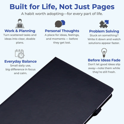 ForU Prism A5 Blank Journal for daily use